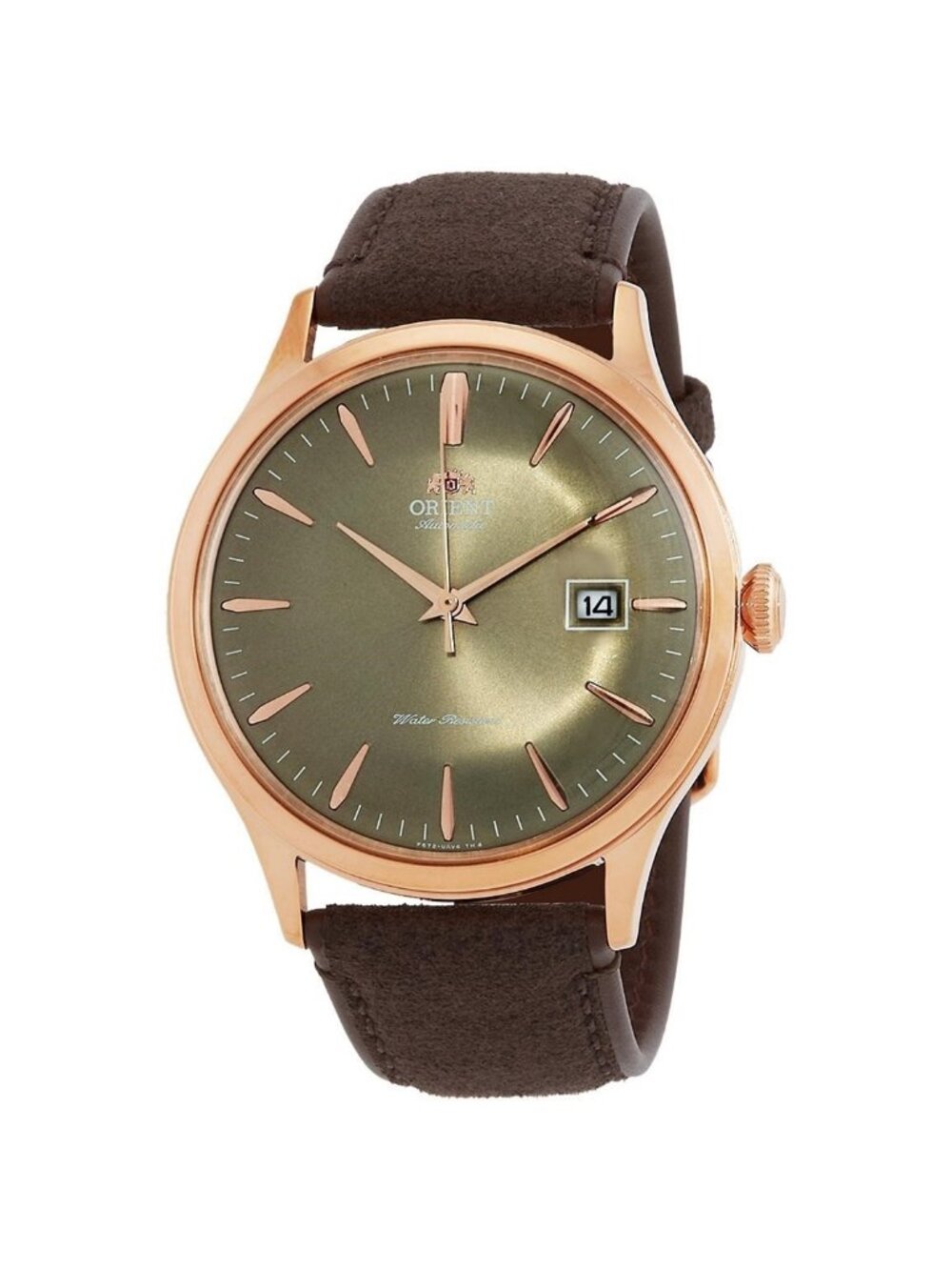 NWT Orient Bambino Version 4 Automatic Brown Dial Men's Watch